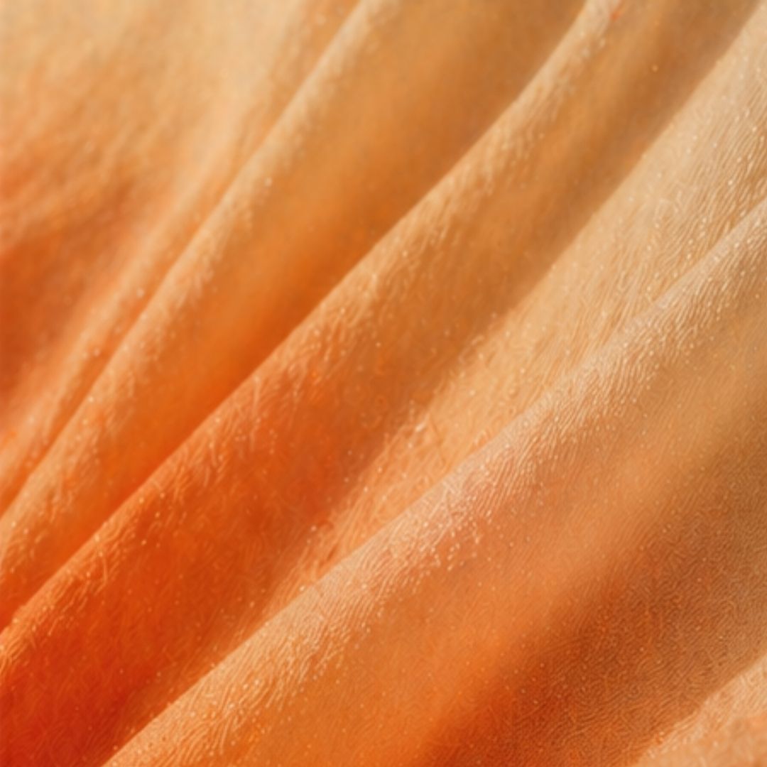 Golden Drift Chiffon Dress