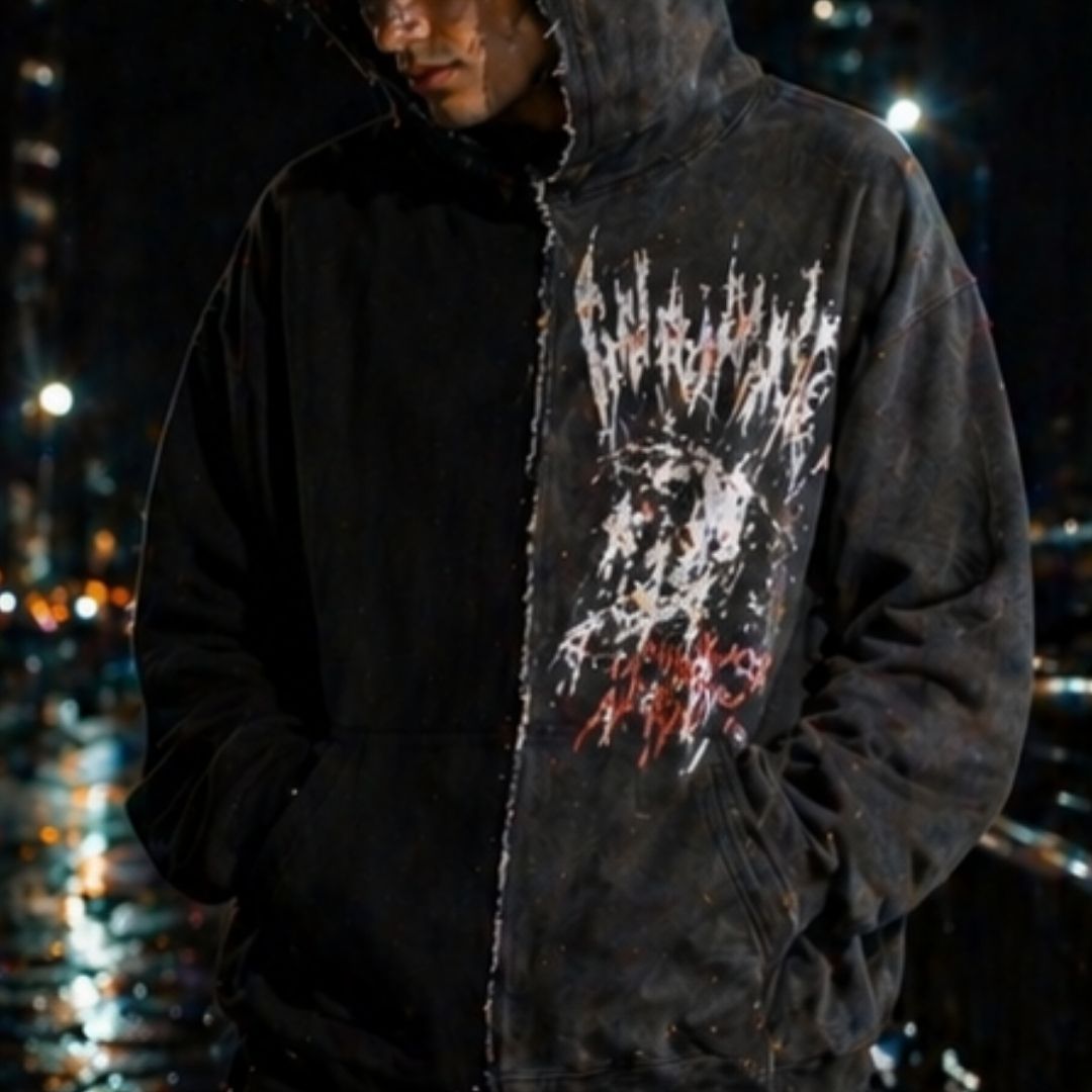 Split Signal Hoodie