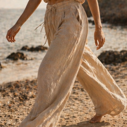 Sun Drift Linen Pants