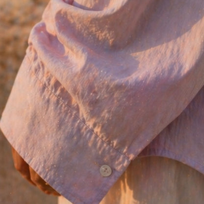 Blush Horizon Linen Shirt
