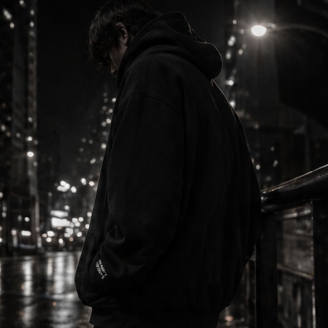 Midnight Oversized Hoodie